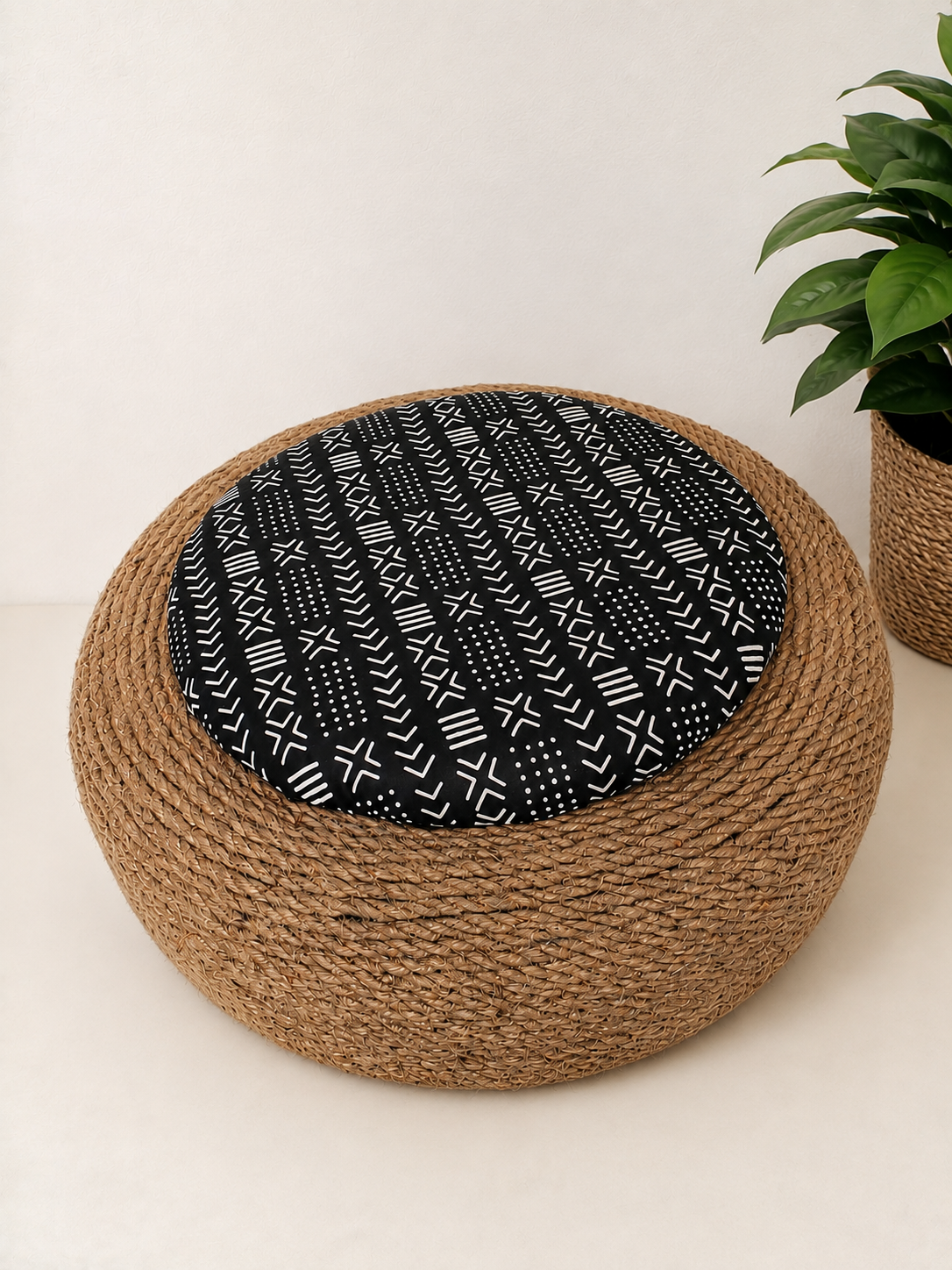 Lohan Heritage mudcloth Pouf