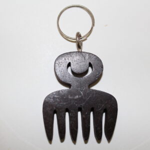 Wooden Adinkra symbol "Duafe"