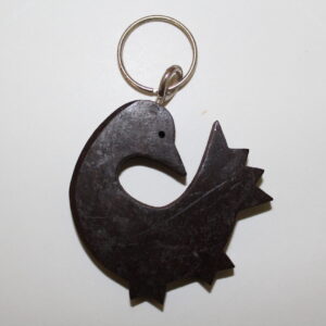 Wooden Adinkra symbol "Sankofa"