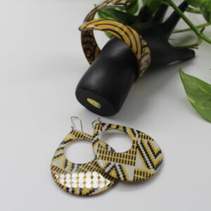 PLEXIWAX Earrings yellow
