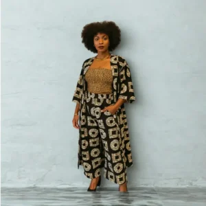 Tasha African print kimono set by Bijoul Creatives