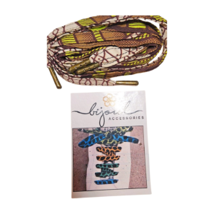 African print shoelaces colorful wax pattern shoelaces stylish accessory.